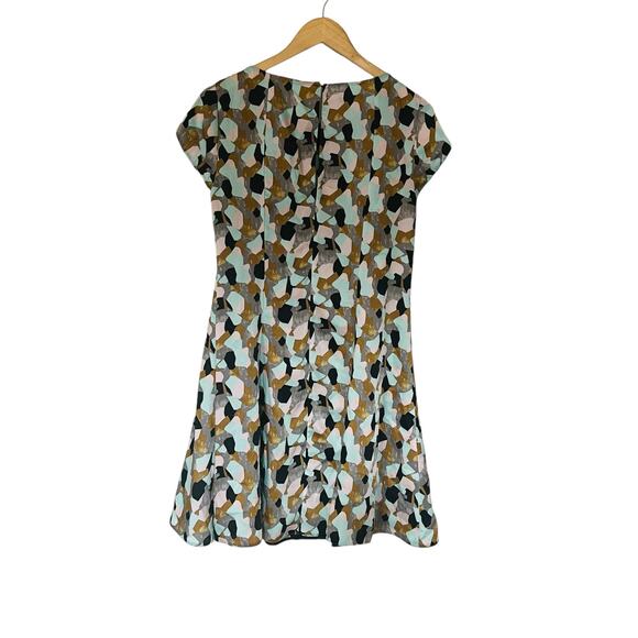 Zara Multicolored Print Cap Sleeve Dress Size S Small - Picture 2 of 6
